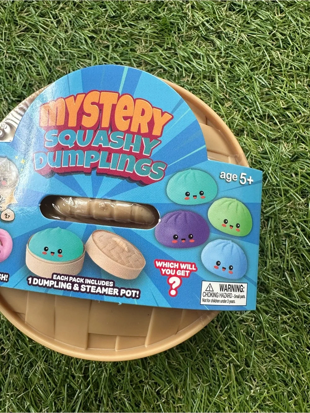 Squishy Dumpling toy blue